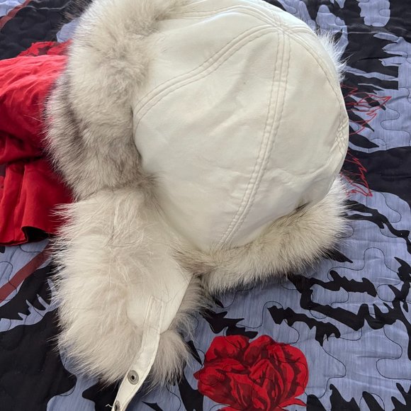 White -grey real Scribe Aviator  Woman  Hat - Picture 14 of 16